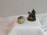 SMALL DRAGON FIGURE W/DRAGON EMERGING FROM EGG