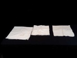 3 TABLECLOTHS  WITH EMBROIDERY