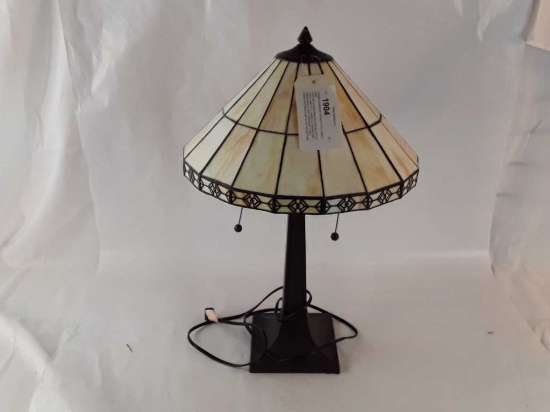 GOREOUS MISSION TIFFANY STYLE TABLE LAMP