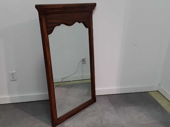 WALL MIRROR 29" X 47" NICE TONGUE & GROOVE JOINTS