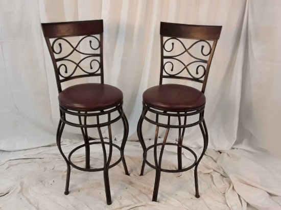 Barstool Set of TWO (METAL FRAMES)