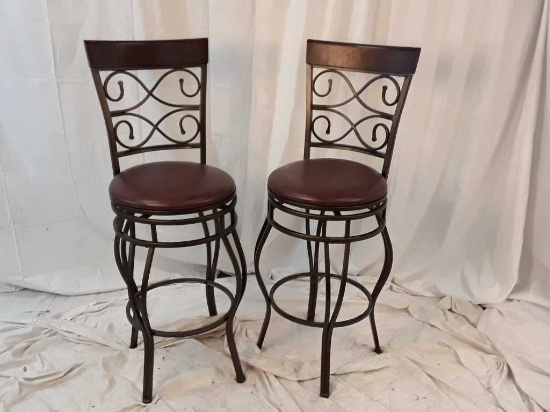 Barstool Set of TWO (METAL FRAMES)