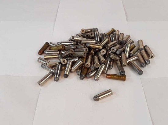 100 ROUNDS OF 45 COLT AMMO WITHOUT PRIMERS