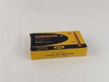 1 BOX OF DOMINION 8MM MAUSER BRASS CASINGS