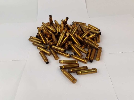 100 COUNT .308 CALIBER BRASS CASINGS