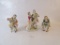 3 VICTORIAN STYLE FIGURINES