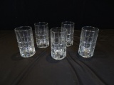 5 TARTAN PLAID TUMBLERS