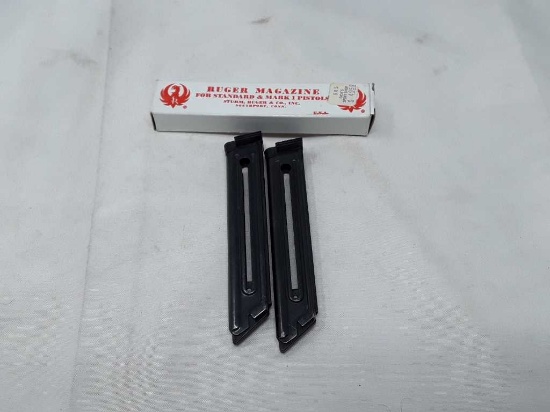 Ruger Brand 22Cal Magazines Qty2