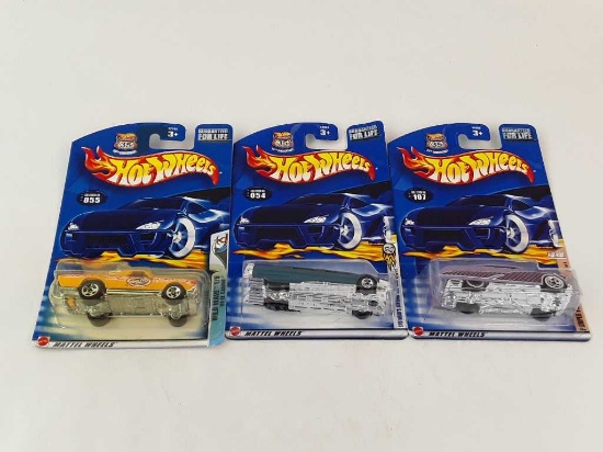 3 HOT WHEELS NEW IN PACKAGE