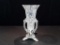 Godinger Shannon Crystal Vase & Silverplate Stand