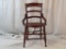 Antique Cane & Wood Chair Early 1900s