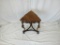 VICTORIAN STYLE TRIANGLE SIDE TABLE