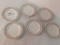 SET OF 6 BREAD & BUTTER CHINA PLATES