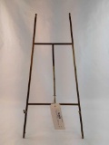 BRASS COLORED EASEL  23.5