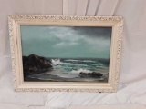 FRAMED OIL ON CANVAS BY AMY MCDOULY, SIGNED
