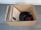 BOX OF MISC VINTAGE RECORDS/ALBUMS