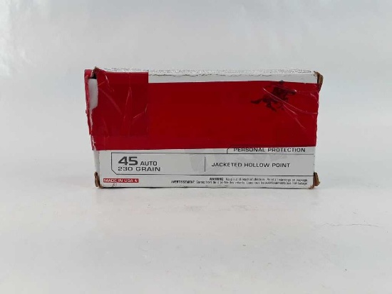 1 PARTIAL BOX WINCHESTER 45 AUTO HP