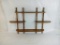 Vintage Wood Wall Hanging Trinket Shelf