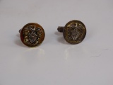 Sterling Military Cuff Links, 9g (0.3oz)