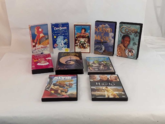 DVD & VHS: Shrek 2, Alvin & Chipmunks, Jumanji,etc