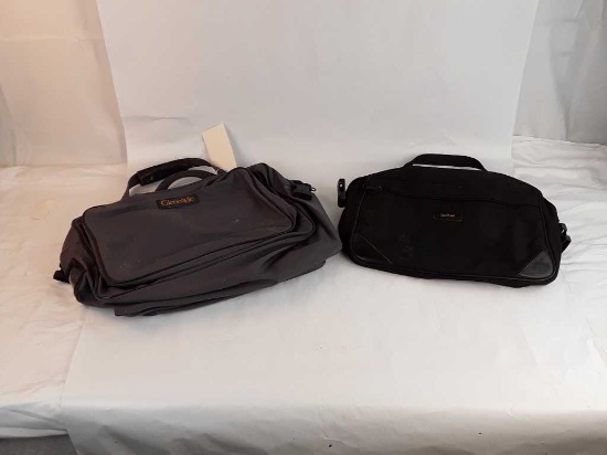 A PAIR OF LAPTOP/MESSENGER BAG