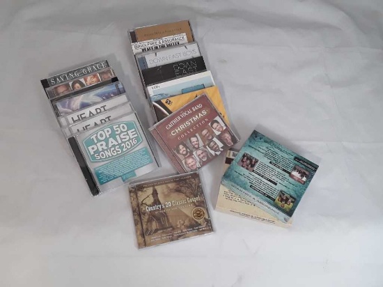 WORSHIP MUSIC CDS/  QTY: 15+   UNOPENED