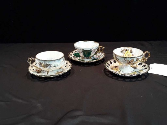 LOT OF 3 TEACUPS