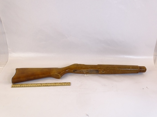 VINTAGE WOOD RIFLE STOCK