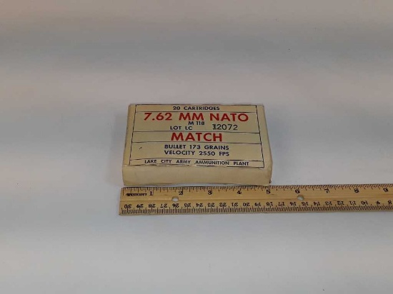 20 Rounds 7.62MM NATO AMMO