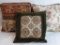 3 DECORATIVE PILLOWS /