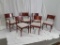 SET OF 6 DINING CHAIRS.