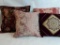 4 DECORATIVE PILLOWS