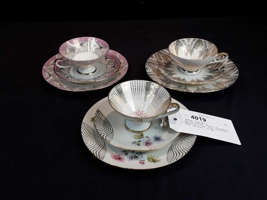 Bavarian Teacup Sets (3)