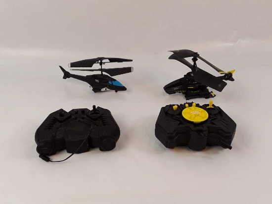 PAIR OF AIR HOGS HELICOPTER DRONES W/ REMOTE