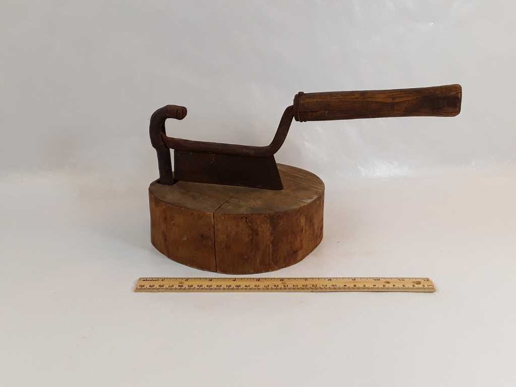 antique tobacco leaf cutter ANTIQUE TOBACCO LEAF CUTTER OLD CHOPPER
