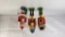 3 WOODEN DISPLAY NUTCRACKERS