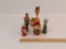 SET OF 5 WOODEN RUSSIAN THEMED FIGURINES