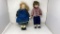 BOY & GIRL PORCELAIN DOLLS