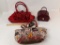 The Sak Purse, Red Rose Purse, Jewelry Carry Case