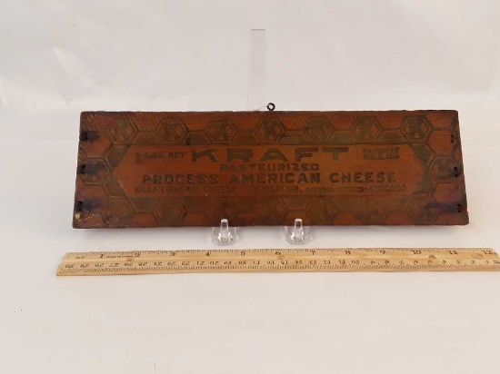 Kraft American Cheese Wood Sign
