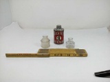 VINTAGE INKWELLS & STOVE POLISH