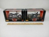 2 HARLEY DAVIDSON MAISTO REPLICA IN ORIG BOX