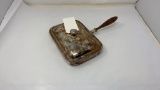 VINTAGE SILENT BUTLER W/ WOODEN HANDLE