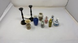 LOT OF MINIATURE ASIAN THEMED VASES