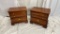 2 MATCHING BEDSIDE TABLES