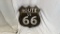 ROUTE 66 METAL LIGHT UP WALL DECOR
