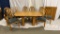 WOODLEY WOODEN DINING TABLE & 8 CHAIRS