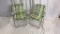 Pair of Vintage Aluminum Folding Chairs