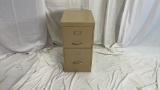 BEIGE COLORED 2 DRAWER SAFE