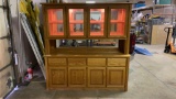 LARGE WOODLEY’S WOODEN HUTCH